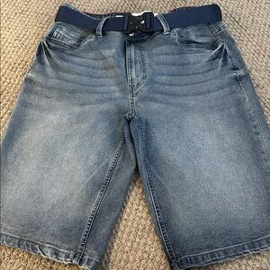 Rebel Denim Shorts with Belt